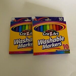 CraZArt Washable Markers 2 Box